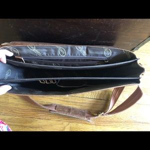 Genuine leather briefcase